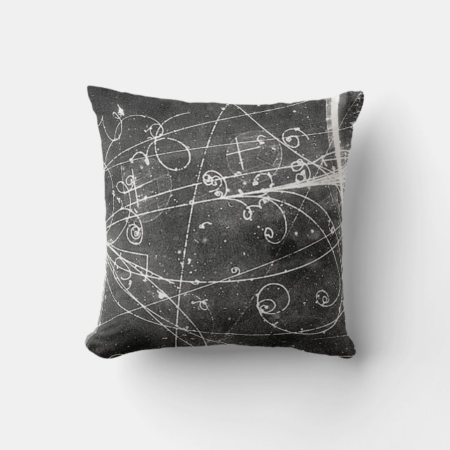 Coussin Voies vintages de physique de Partice (Recto)