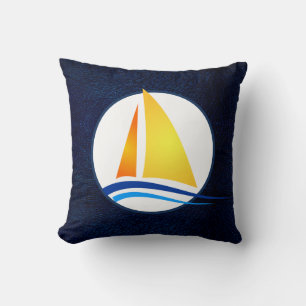 Coussin Voilier de la marine nautique moderne Pillow