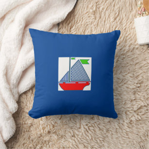 Coussin Voilier de Noël Pillow