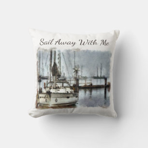 Coussin Voilier Thème Nautique