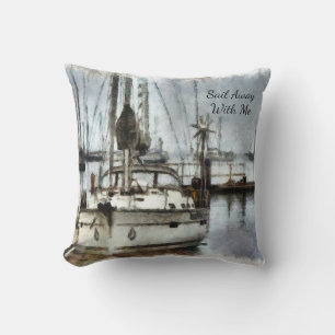 Coussin Voilier Thème Nautique