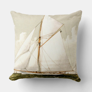 Coussin Voilier vintage