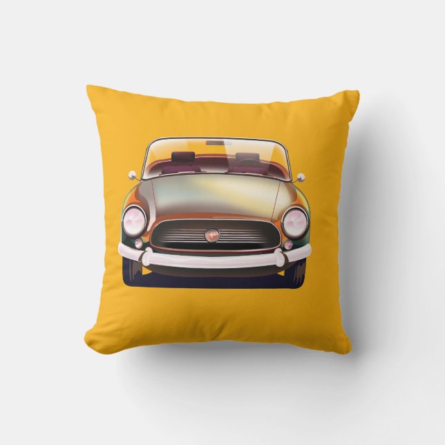 Coussin Voiture classique vintage (Recto)