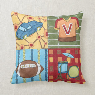 Coussin Voiture, Jersey, Football et Kit Drum