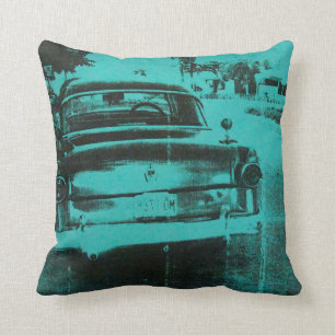 Coussin Voiture verte