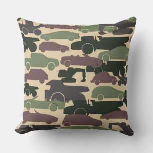 Coussin Voitures Camouflage