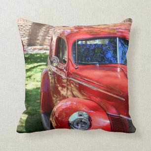 Coussin Voitures rouges classiques