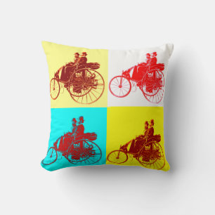 Coussin Voitures Vintage Rassembler Pop Art