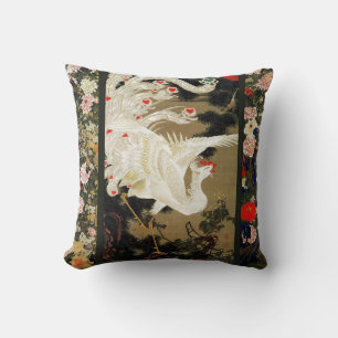 Coussin VOL AMOUR PHOENIX, Plumes, Coeurs Floral