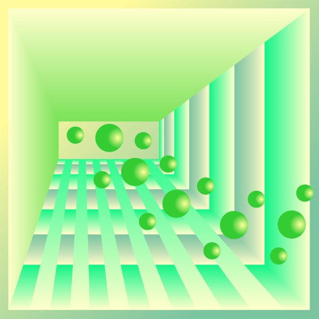 Coussin Vol de Limes à travers une Plaza de menthe (Créateur téléchargé)