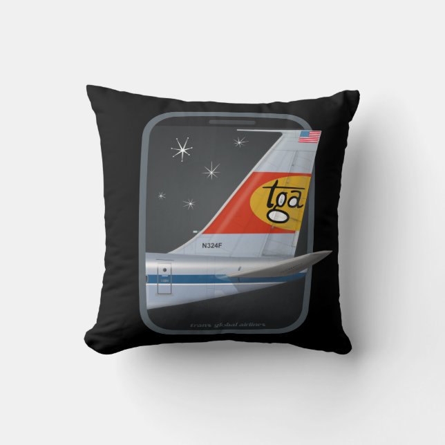 Coussin Vol de nuit TGA (Recto)