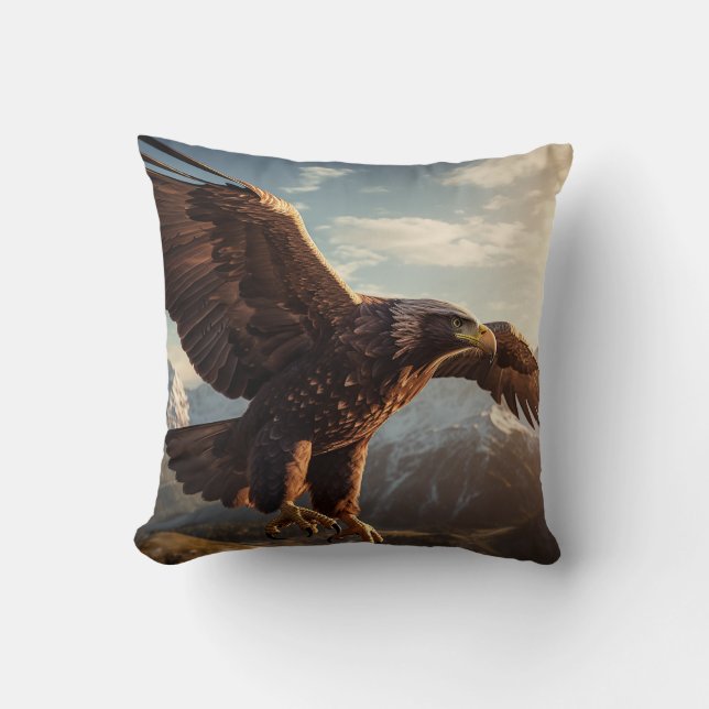 Coussin Vol Majestic Eagle (Recto)