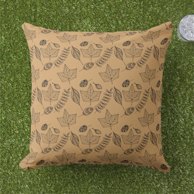 Coussin Volage d'automne Motif extérieur Jeu d'oreiller (Herbe)