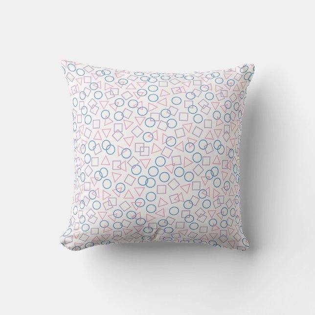 Coussin Volant Carré du triangle circulaire (Recto)