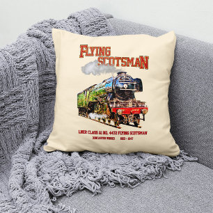 Coussin Volant Scotsman Steam Train Anglais Locomotive