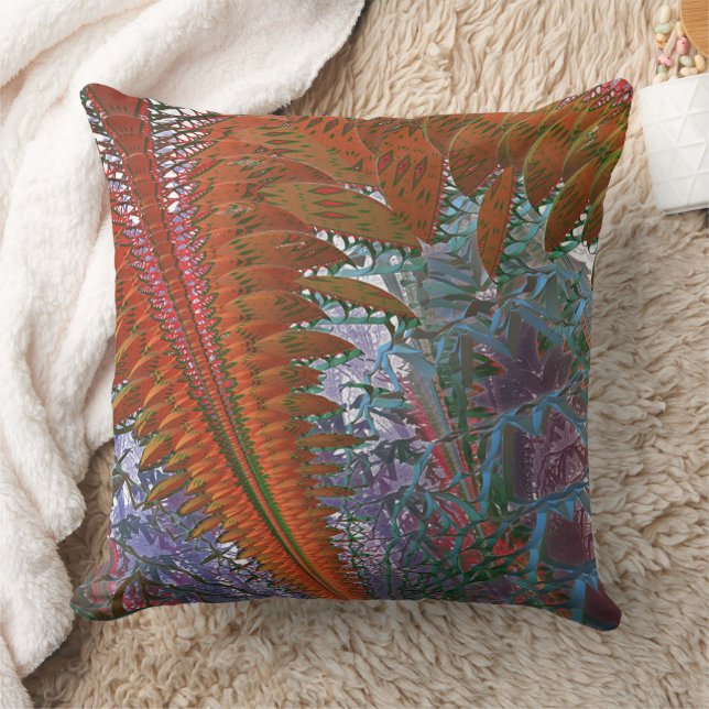 Coussin Voler à travers la Jungle Throw Pillow (Couverture)