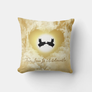 Coussin Voler Des Cochons Embrasser Un Amour Véritable Est