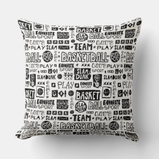 Coussin Volet de basketball Jeu d'oreiller 20 po x 20 po