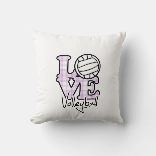 Coussin Volleyball d'amour (Recto)