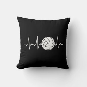 Coussin Volleyball Heartbeat Cute Fun