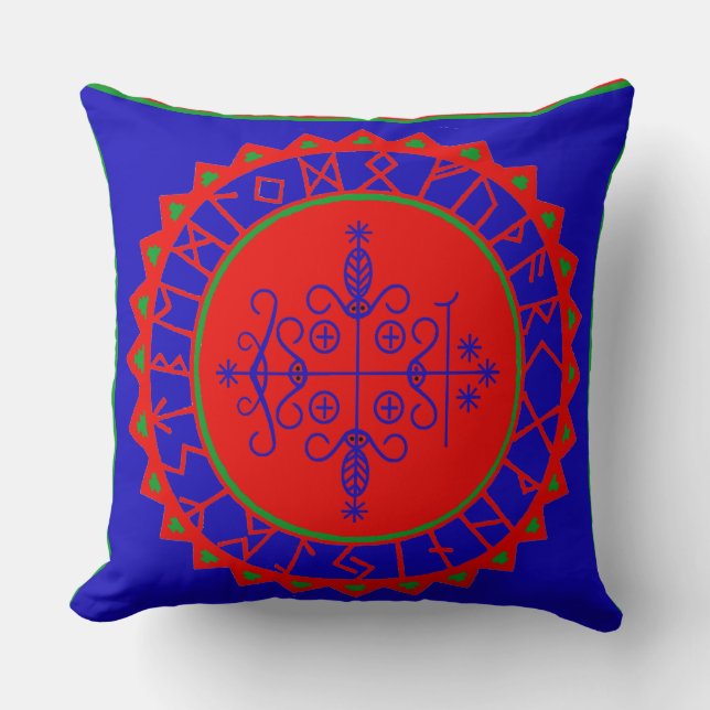 Coussin VooDoo Magik - Papa Legba (Recto)