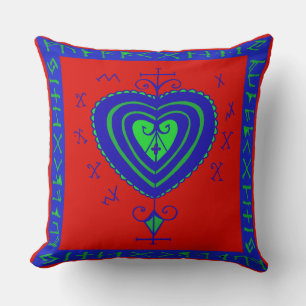 Coussin VooDoo Terre Mère Throw Pillow