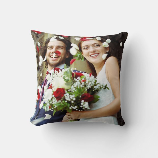 Coussin Vos photos de mariage préférées (Recto)