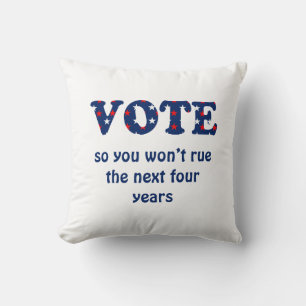 Coussin Vote ou Rue l'élection