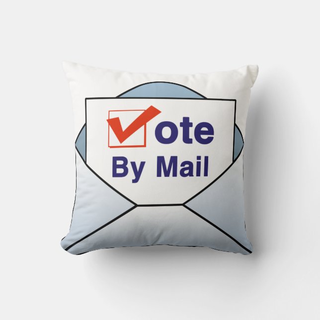 Coussin Voter par correspondance (Recto)