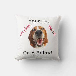 Coussin Votre animal sur un