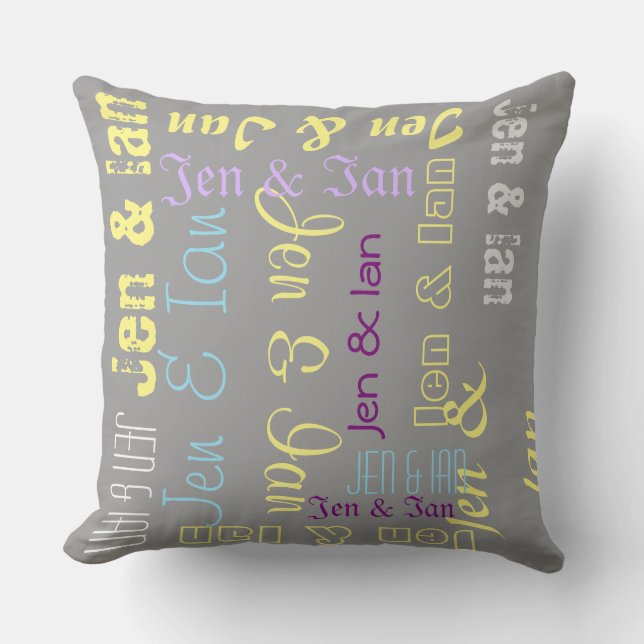 Coussin Votre carreau fait sur commande 20" de polyester x (Recto)