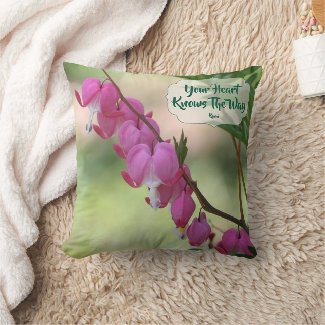 Coussin Votre cœur connaît Bleeding Hearts Inspirational  (Couverture)