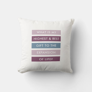 Coussin Votre contribution à la motivation de la vie