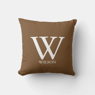 Coussin Votre famille personnalisée monogrammée
