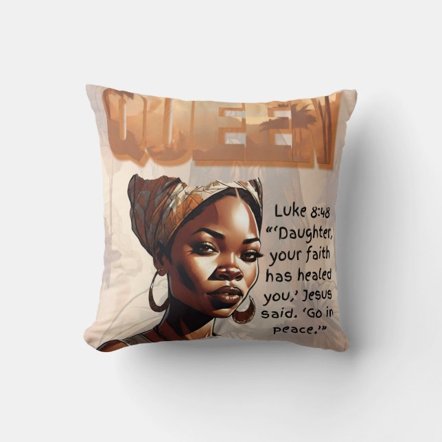 Coussin Votre foi (Recto)