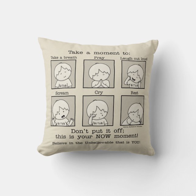 Coussin Votre instant (Recto)