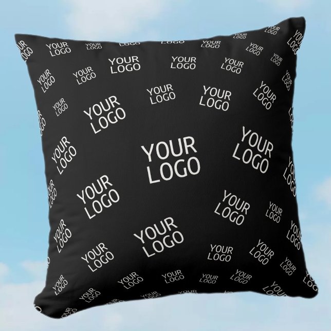 Coussin Votre logo de conception, de photo ou d'entreprise (Créateur téléchargé)