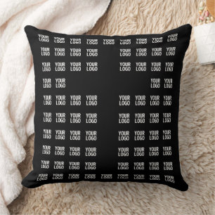 Coussin Votre logo ou image téléchargée Motif de croix