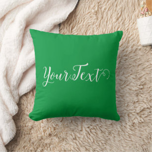 Coussin Votre Nom Ou Texte Moderne Élégant Haut