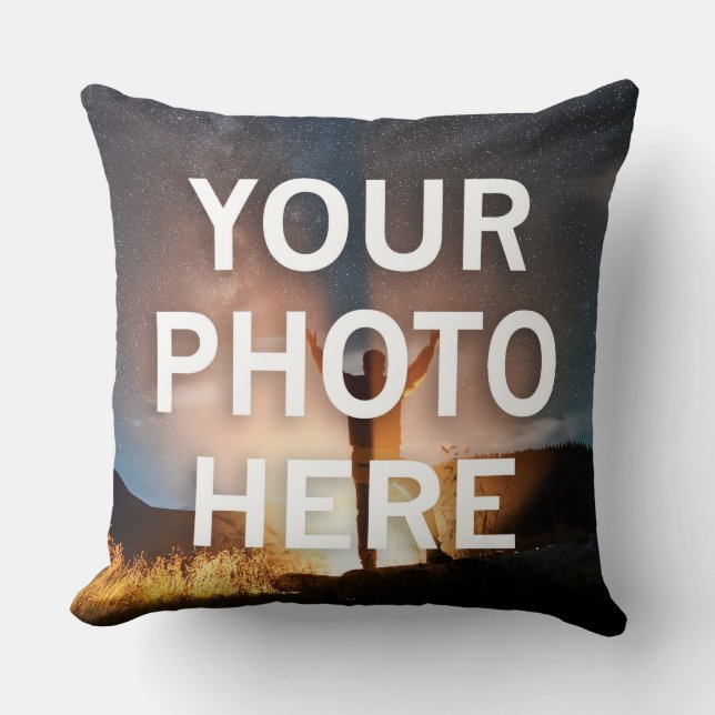 Coussin Votre photo ici (Recto)