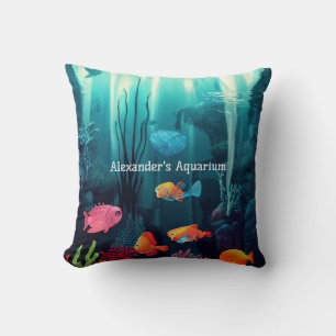 Coussin Votre propre aquarium Exotic Fish Tank