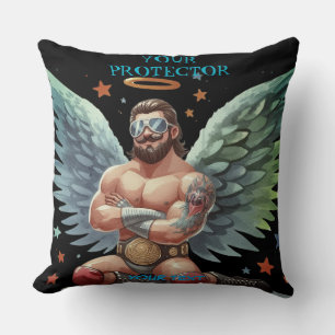 Coussin Votre Protecteur Guardian Angel Show Wrestler