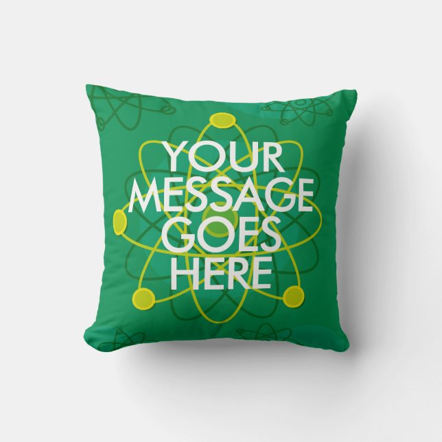 Coussin Votre science MESSAGE personnalisée (Recto)