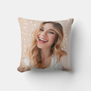 Coussin Votre visage sur un anniversaire