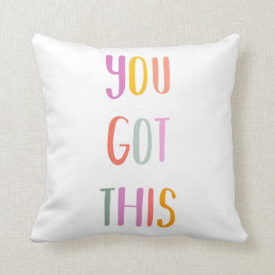 Coussin Vous Avez Cette Citation Colorée Inspirationnelle