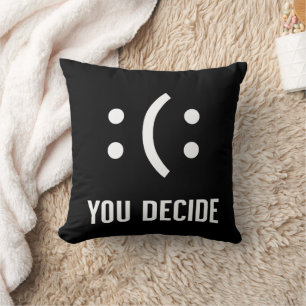 Coussin Vous décidez Emoji Mood Design