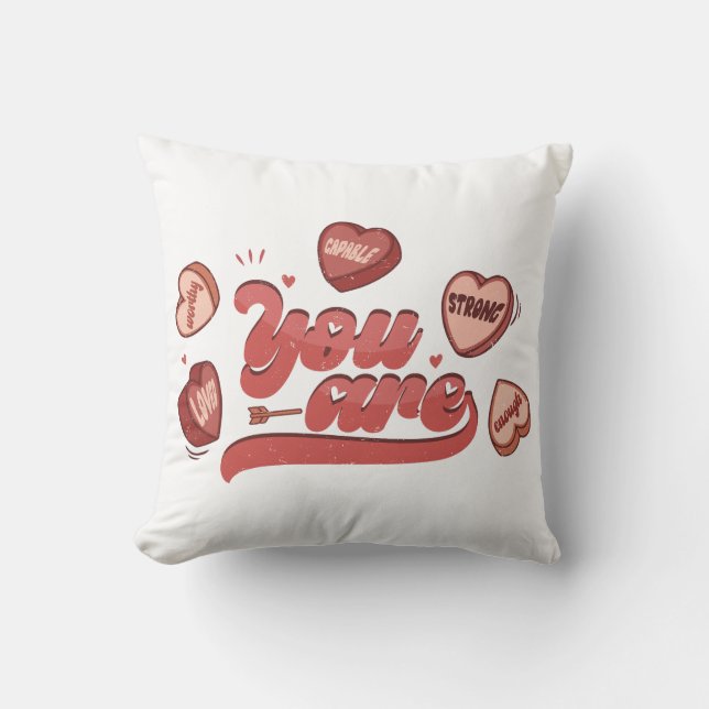 Coussin Vous Êtes Assez (Recto)