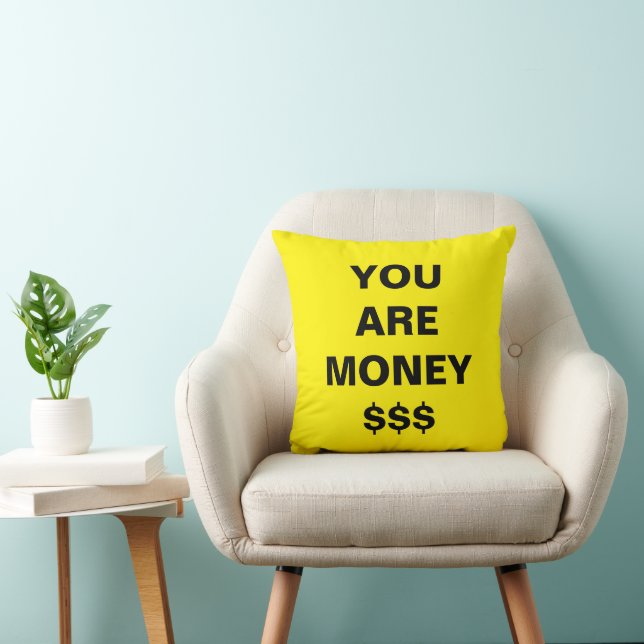 Coussin  Vous êtes de l'argent Inspirant  (Chaise)