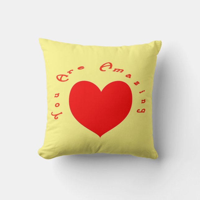 Coussin Vous êtes extraordinaire ! (Recto)