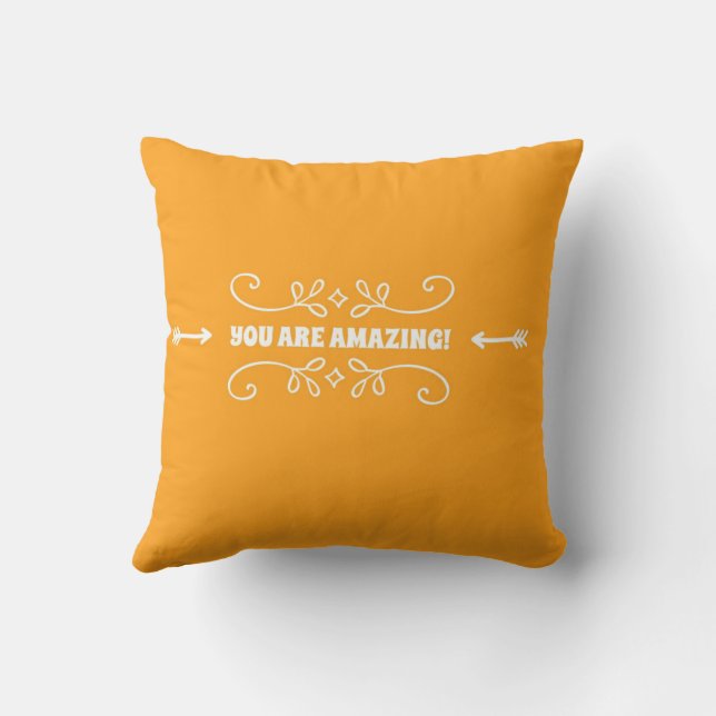 Coussin Vous êtes incroyable (Verso)